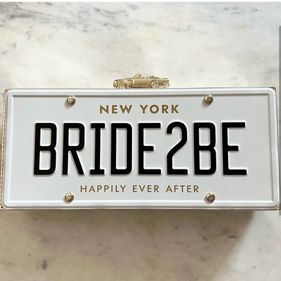 kate spade Handbags - Kate Spade Bride2Be License Clutch